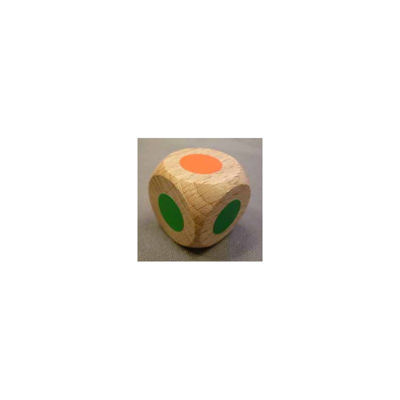 Dé 30mm de couleur pour jeu pipe à la tête Dé 30mm de couleur pour jeu pipe à la tête