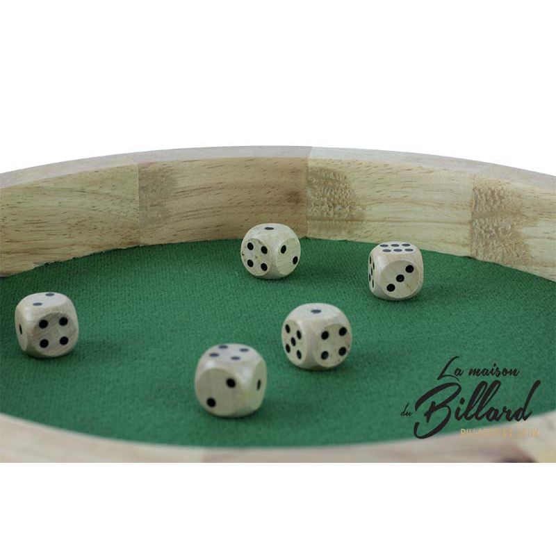 Piste jeu de dès, fabriquée en bois Grand choix disponible
