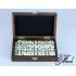 Coffret dominos de luxe à petit prix. Avec boitier en bois
