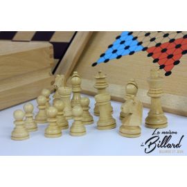 echec multi jeux en bois