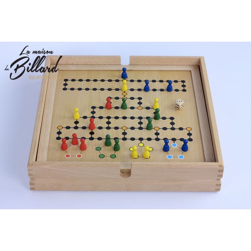 Coffret multi jeux en bois finition Luxe (20 jeux)