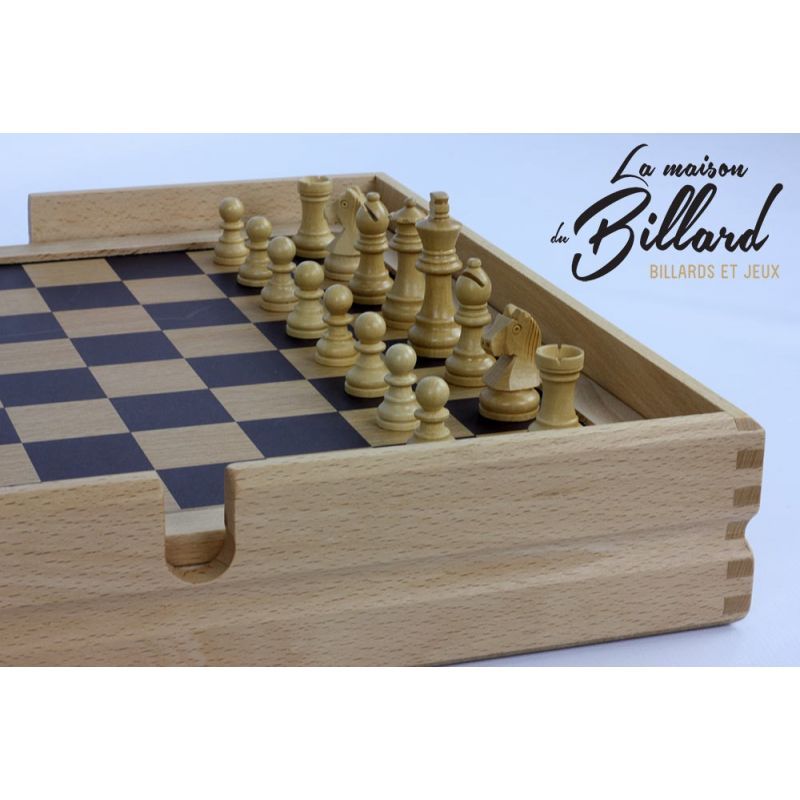 COFFRET 7 JEUX TRADITIONNELS EN BOIS