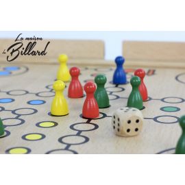 Coffret multi jeux en bois finition Luxe (20 jeux)