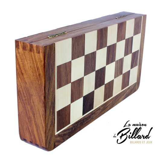 Coffret Jeu d'échecs pliant magnétiques en bois échiquier et pions