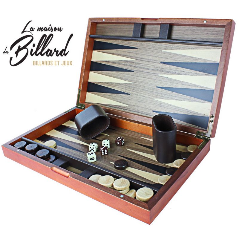 Jeu en bois Backgammon professionnel