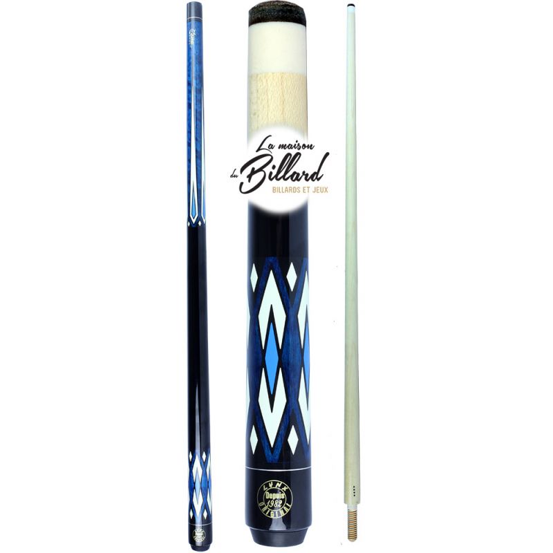 Queue de billard Francais Lynx Pro 80 Bleue