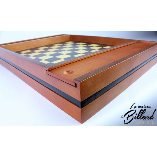 Jeu de dames en bois massif - Jeux classiques - Achat & prix