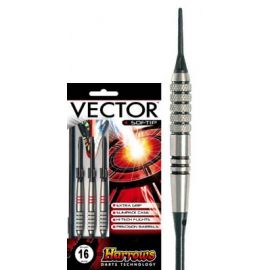 Fléchettes nylon Vector nickel 16 GK noire