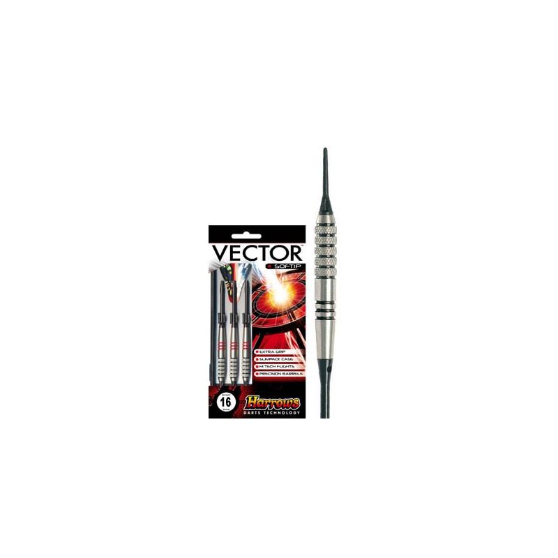 Fléchettes nylon Vector nickel 16 GK noire