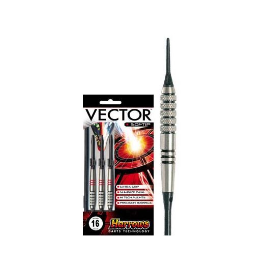 Fléchettes nylon Vector nickel 16 GK noire