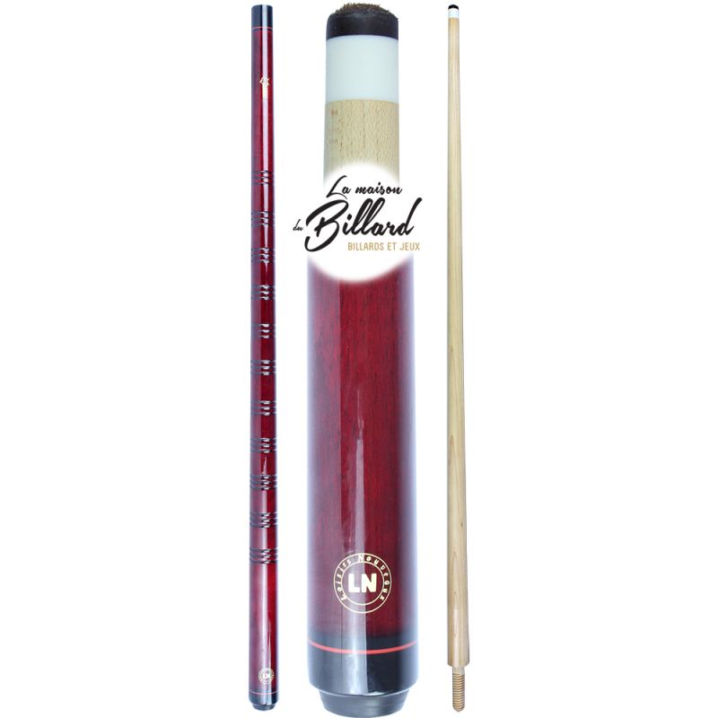 Queue de billard francais carambole, canne billard 120cm LN9, 3 couleurs  dispo