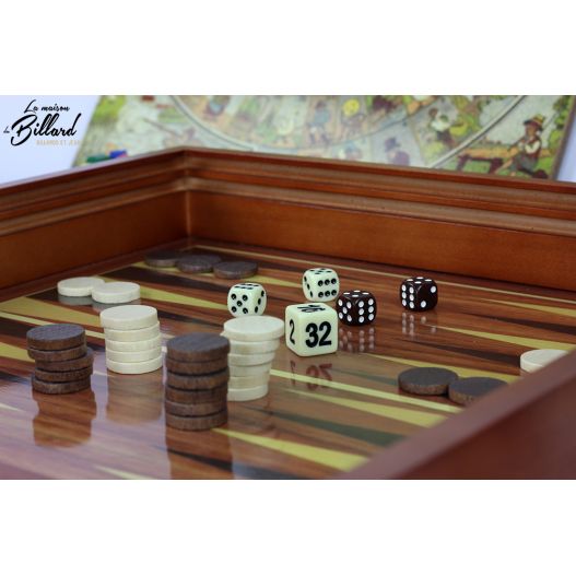 Coffret 5 jeux en bois Vintage - Style 1930