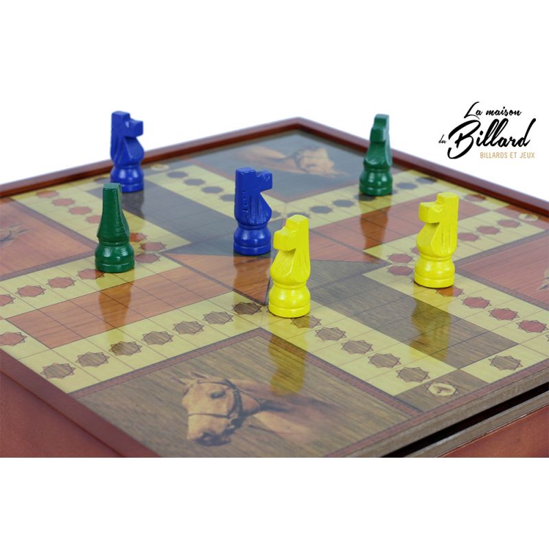 Coffret 5 jeux en bois Vintage - Style 1930