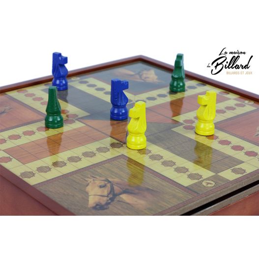 Coffret 5 jeux en bois Vintage - Style 1930