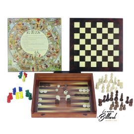 Coffret 5 jeux en bois Vintage - Style 1930