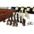 Coffret 5 jeux en bois Vintage. Style 1930