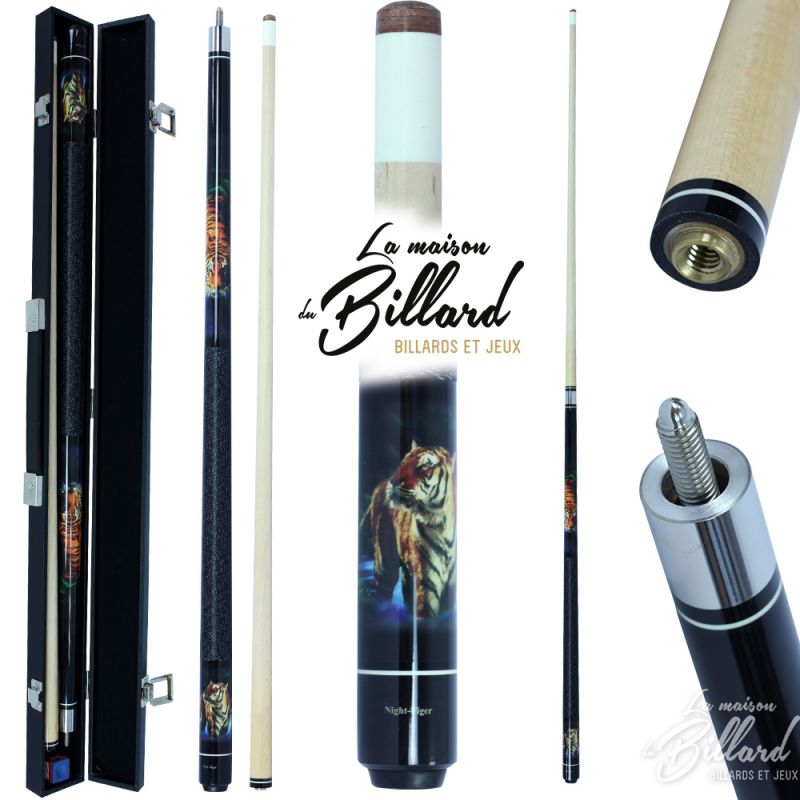 Coffret queue billard Night Tiger