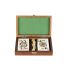 Boitier bois jeux de cartes