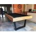 Table de billard Harmony V - Inox et chêne Massif