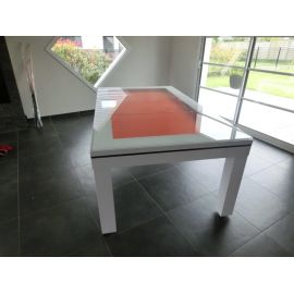 billard Novea, convertible en table, Blanc brillant + 20 autres coloris