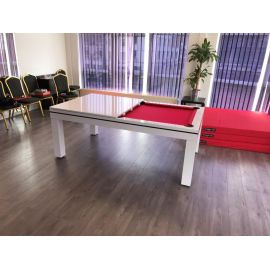 billard Novea, convertible en table, Blanc brillant + 20 autres coloris