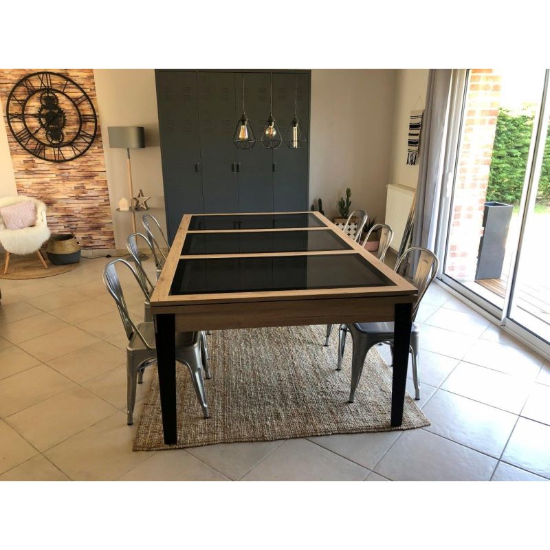 Table a manger billard industriel