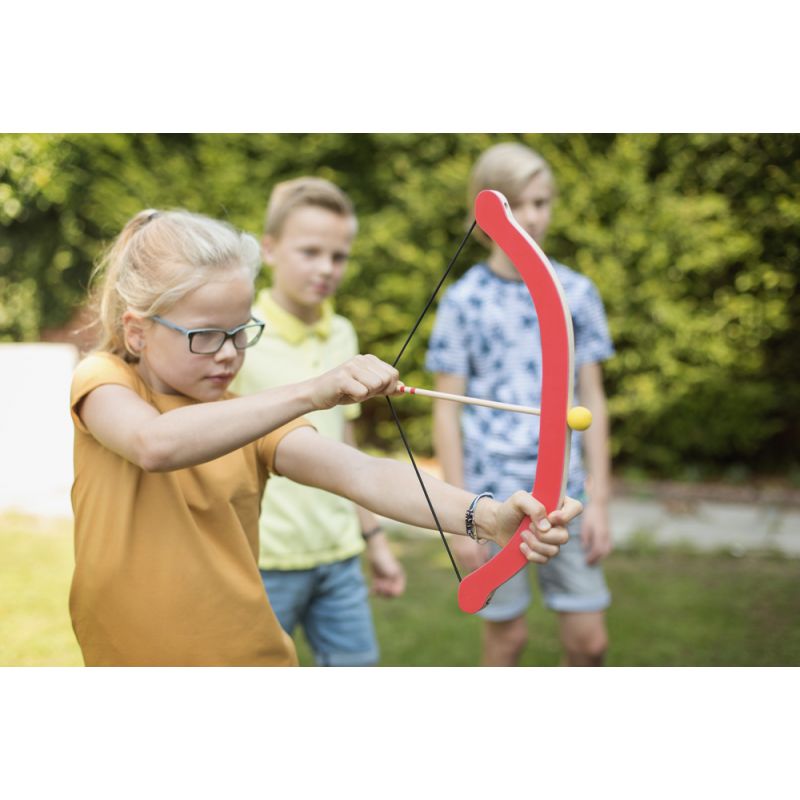 Tir à l'arc enfant. Jouet bois et sécurisé - dés 4 ans. 3 Cibles incluses