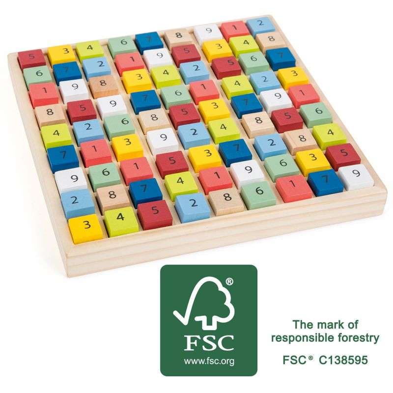 Sudoku en bois FSC