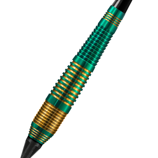 Fléchettes Harrows Vivid Vert 18 GK – Pointe Nylon – Lot de 3-1