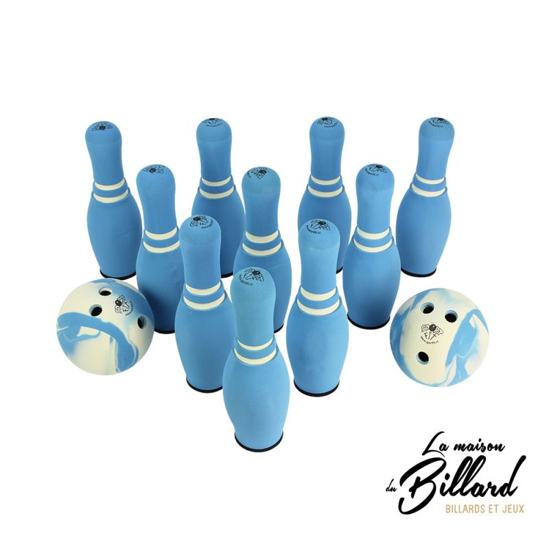 12PCS Mini Bowling Jeux, Coton PU, D'intérieur Jeux Exterieur Jeux