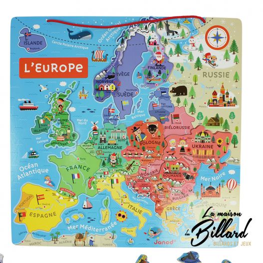 Carte Janod Europe
