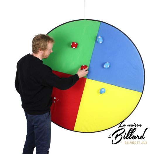 Jeu de lancer sur cible + 3 balles pour enfant