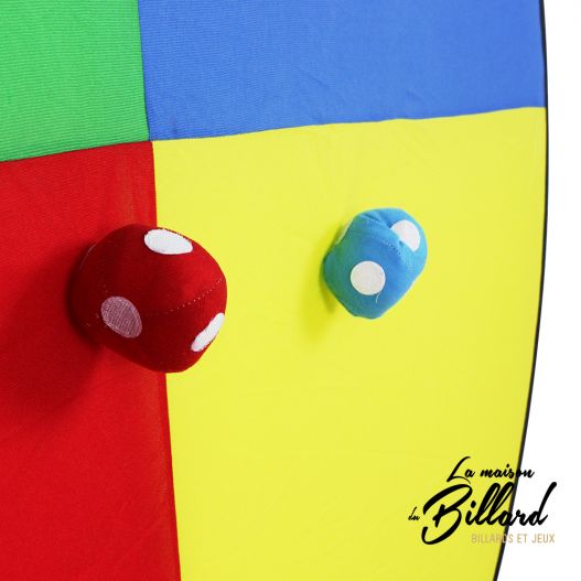 Cible velcro jeu adresse flèchettes et boules scratch pour enfant