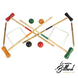 Jeu de croquet enfants 4 joueurs