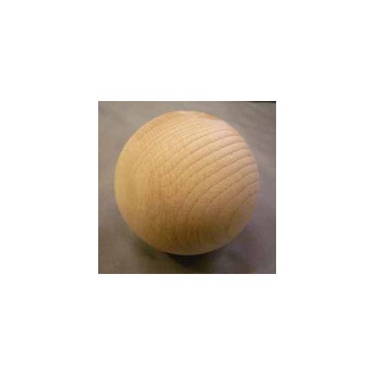Boule en hêtre 70 mm pour jeu passe boule ou boule à la pente et clic ball
