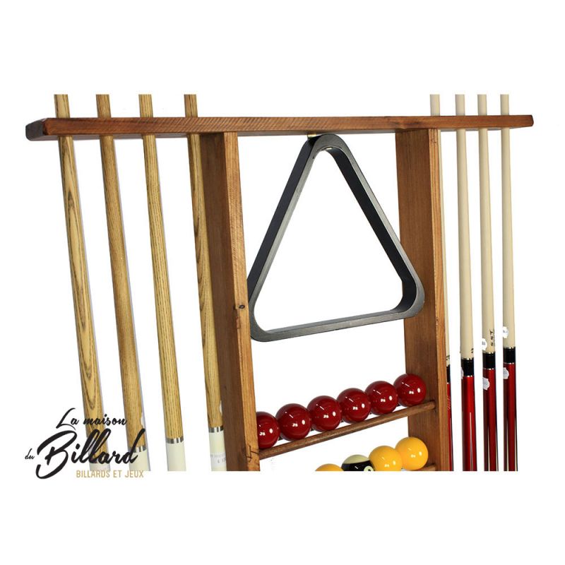 Rangement Boules de billard + Queues de billard