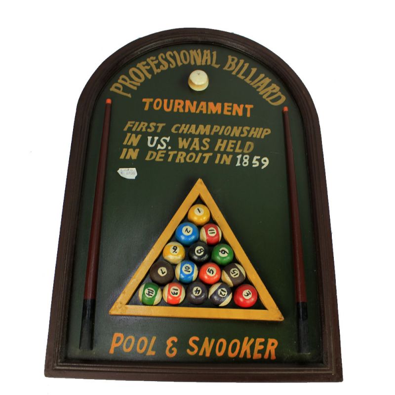 Déstockage : Cadre décoratif pool & snooker