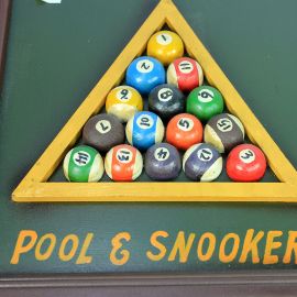 Déstockage : Cadre décoratif pool & snooker