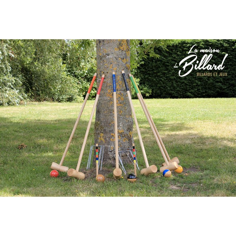 Croquet 6 joueurs adultes Fabrication française