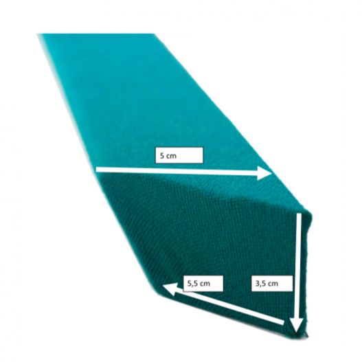 Nappe De Billard En Nylon Et Laine - 2,8x1,5m - Bleue Avec 6 Bandes Incluses
