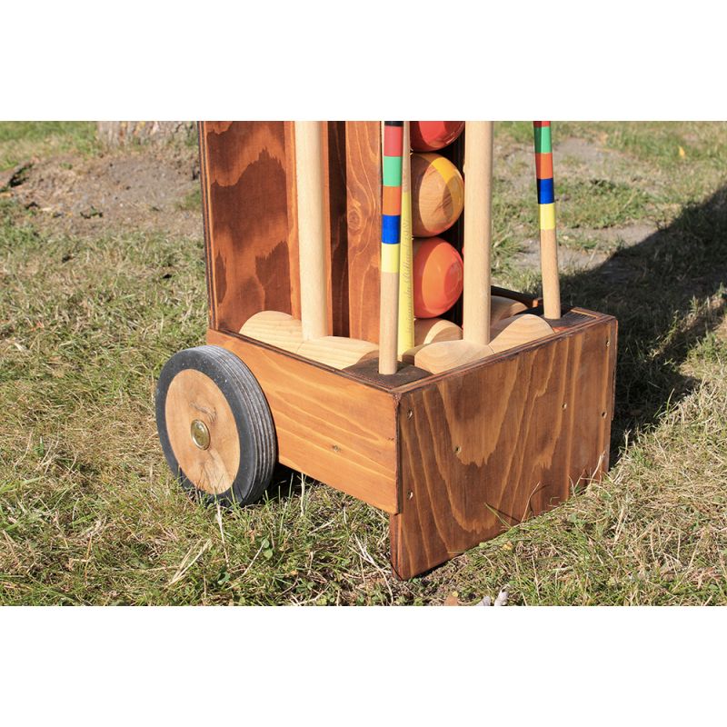 Chariot pour jeu de croquet luxe