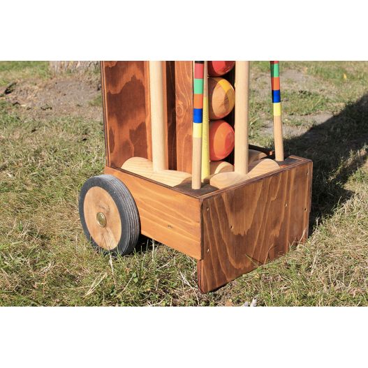 Chariot pour jeu de croquet luxe