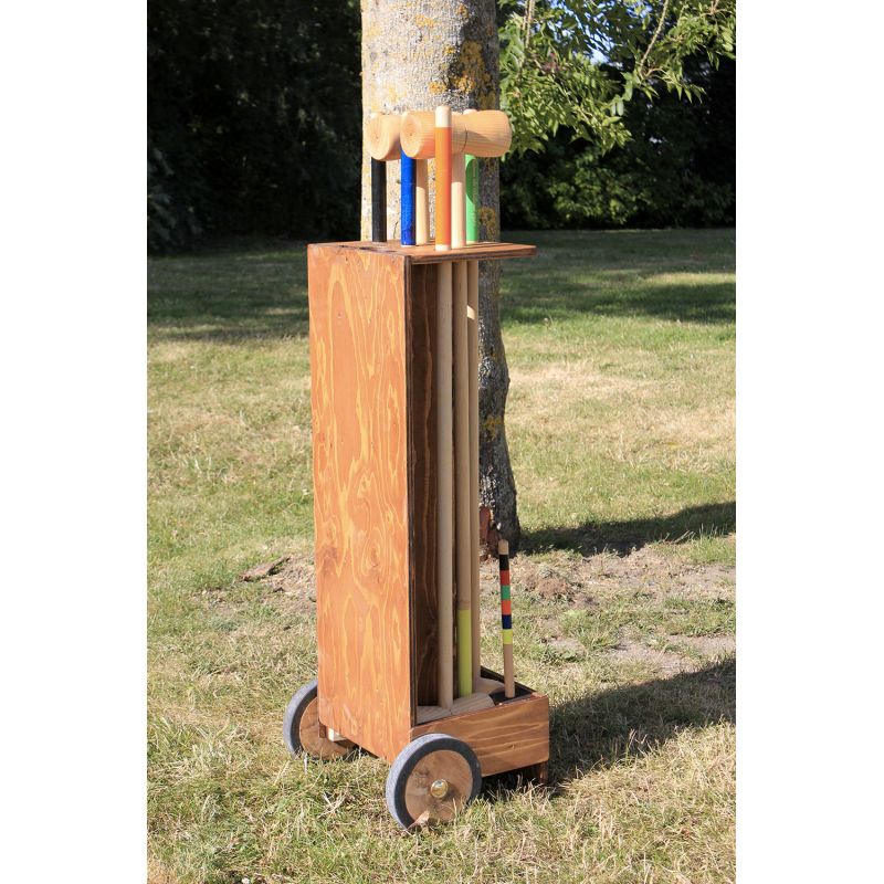 Jeu croquet chariot