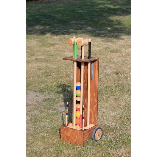 Jeu croquet chariot haut de gamme