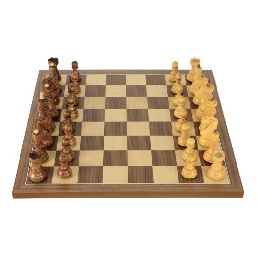 Le beau jeu d’échecs / finition Acacia et buis (personnalisable)