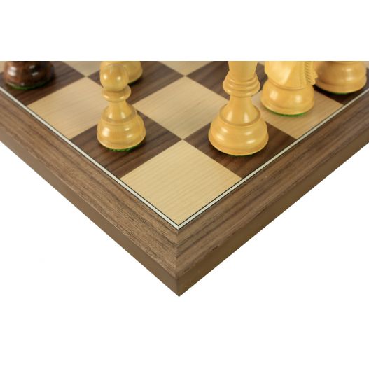 Le beau jeu d’échecs / finition Acacia et buis (personnalisable)