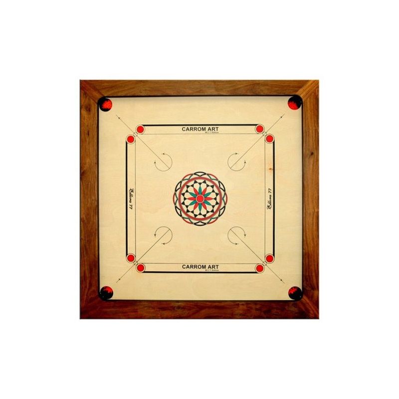 CARROM W.C.T. ELLORA 77 CM sur Carrom online le spécialiste du carrom, billard  indien et jeux en bois