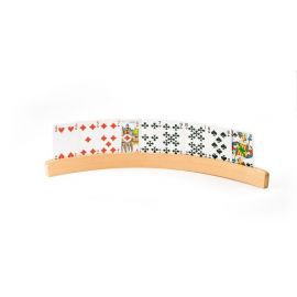 Porte cartes bois 35 cm