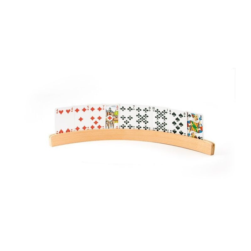 Porte cartes bois 35 cm