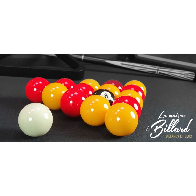 Billes 8-Pool américaine Française, toutes les boules de billard